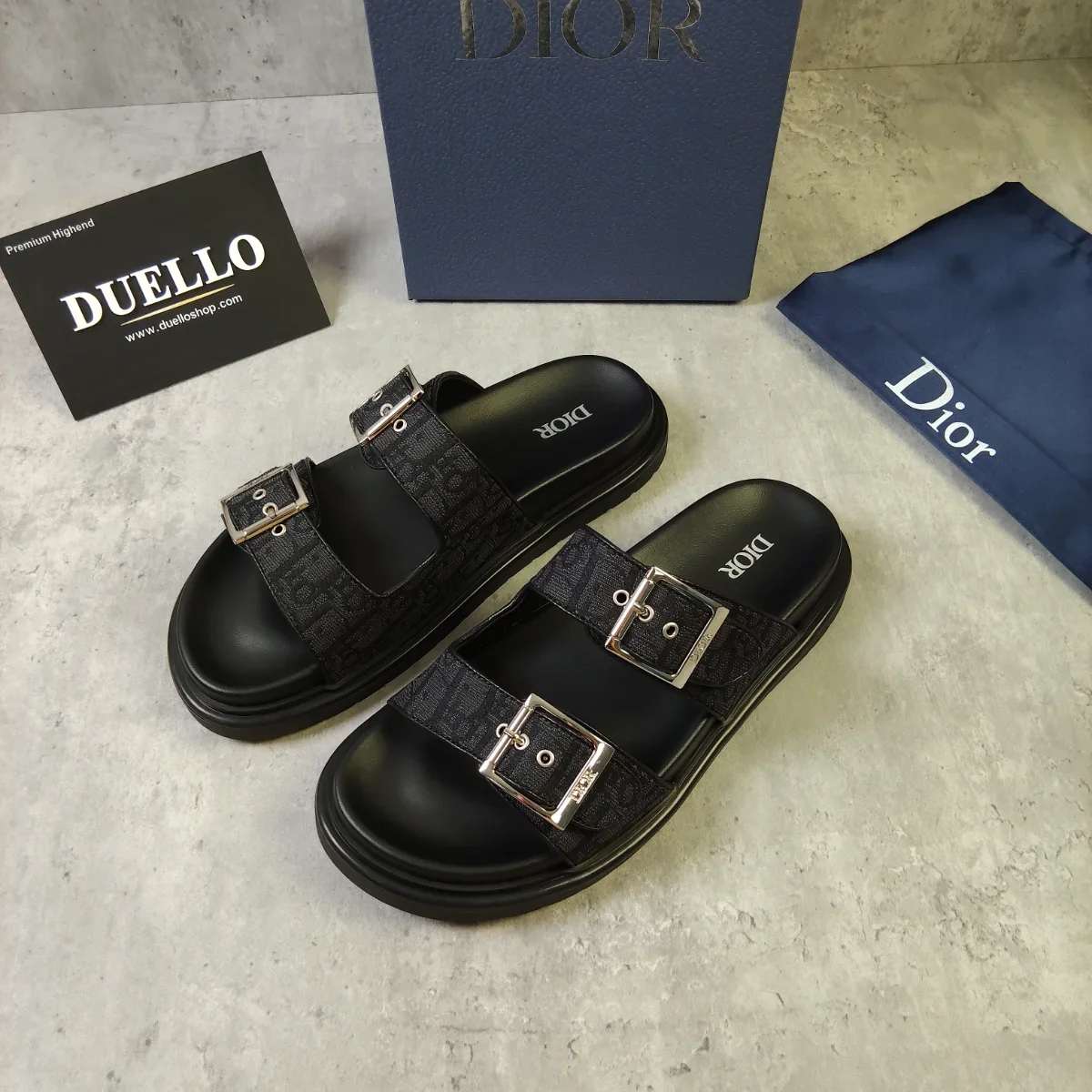 Dior ディオール アクア サンダル オブリーク ジャカード 検品動画