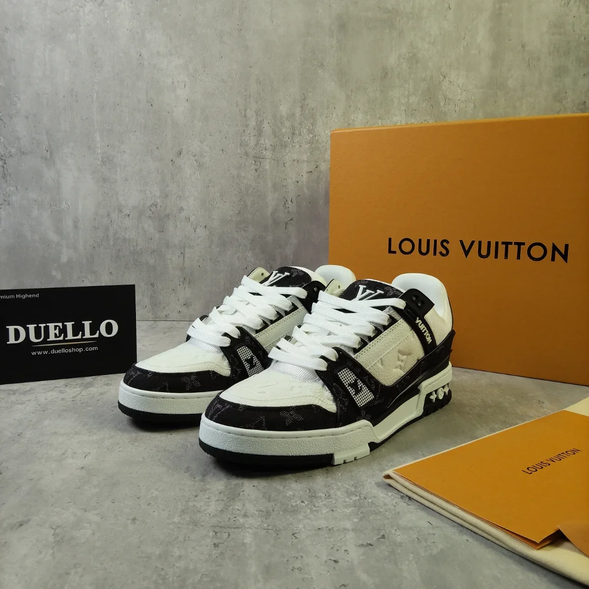 Louis Vuitton ルイ・ヴィトン LV トレーナー モノグラム デニム スニーカー 検品動画